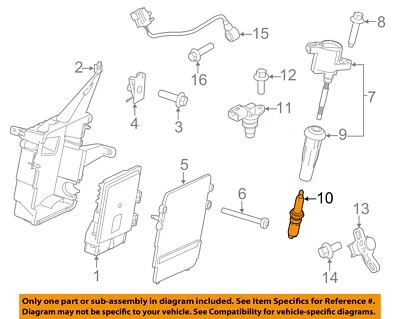 FORD OEM 06-23 C-Max Electrical Ignition System-Spark Plug AYFS32YRX - Image 1 of 2