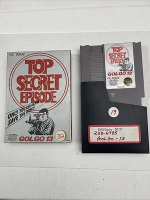 Golgo 13: Top Secret Episode Nintendo Entertainment System NES Tested No / Instr - Image 1 of 4