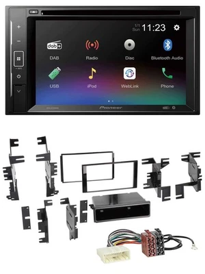 Pioneer Bluetooth MP3 USB 2DIN DAB DVD Autoradio für Nissan Cube ab 09 Frontier - Bild 1 von 4