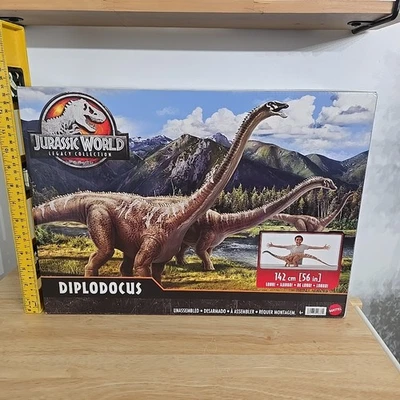 Mattel Jurassic World Legacy Collection DIPLODOCUS  56" Inch Long Figure New - Image 1 of 4