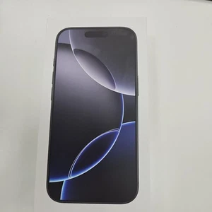 Apple iPhone 16 Pro Smartphone 5G AI Mobile Phone SIM Free 256GB Black MYNH3QN/A - Picture 1 of 7