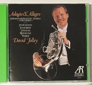 David Jolley German Romantic Works for Horn Schumann Schubert Strauss Reinecke - Picture 1 of 11