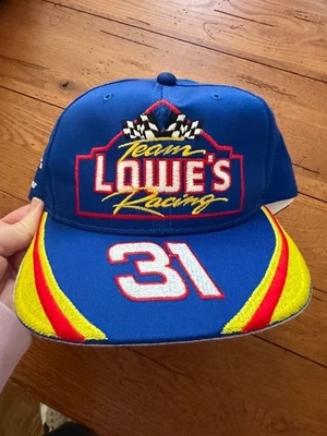 Sombrero de colección Team Lowe’s Racing #31 NASCAR Snapback Mike Skinner Chase auténtico Foto 1 de 4