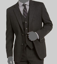 Alfani Men's Gray Slim-Fit Stretch 3-Piece Suit Jacket Vest Pants Size 40R