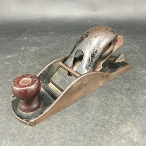 Vintage Fulton Garantie 7 1/4" Block Flugzeug Gusseisen Original unrestaurierter Zustand  - Bild 1 von 12