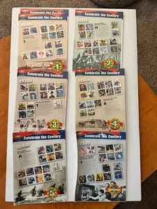 7 USPS Stamps Sealed Sheets MNH 1900s-1950s Celebrate the Century 15 x .32/.33 - Picture 1 of 16