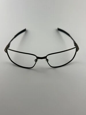 Marco Oakley Splinter marrón cromado/negro pulido solo 12-979 bisagras de resorte alambre Foto 1 de 4