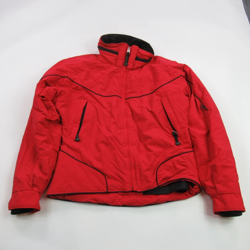 Abrigo Obermeyer para mujer 6 mangas largas bolsillos con cremallera completa aire libre ATC informal Foto 1 de 4