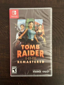 Tomb Raider I-II-III Remastered (Limited Run Games) Nintendo Switch NEW+SEALED - Picture 1 of 2