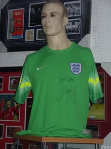 JOE HART SIGNED ENGLAND JERSEY AFTAL - Picture 1 of 2