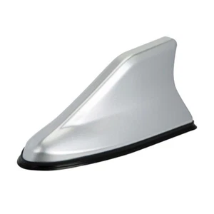 Gray Universal Car Roof Radio AM/FM Signal Shark Fin Style Aerial Antenna Cover - Picture 1 of 12