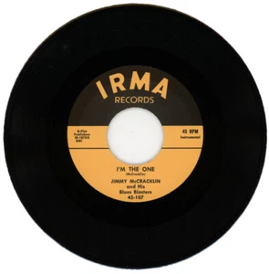 JIMMY McCRACKLIN & His BLUES BLASTERS "I'M THE ONE c/w SAVOY'S JUMP" 1957 BLUES - Picture 1 of 2
