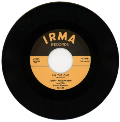 JIMMY McCRACKLIN & His BLUES BLASTERS "I'M THE ONE c/w SAVOY'S JUMP" 1957 BLUES - Image 1 of 2