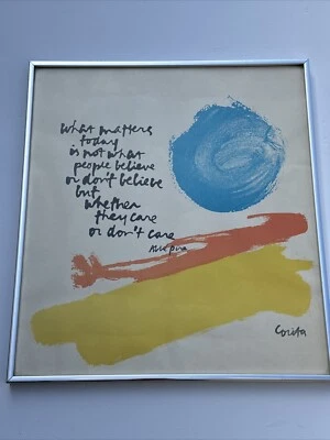 PÓSTER HERMANA MARY CORITA MODERNISMO SIN FIRMAR FAMOSO POP ABSTRACTO VINTAGE AÑOS 70 Foto 1 de 4