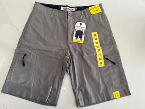 $ 98 Neu mit Etikett Tailor Vintage Airotec Luxe Performance Stretch Fit Shorts Gr. 32 grau M - Bild 1 von 8