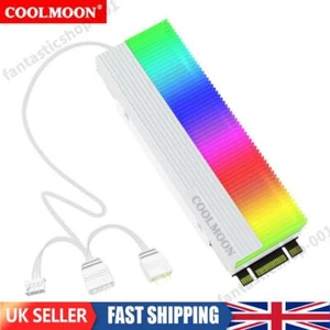 M.2 2280 SSD Heatsink Cooler M.2 SSD Heatsink Cooler Dual Interface 5V 3PIN ARGB - Afbeelding 1 van 11