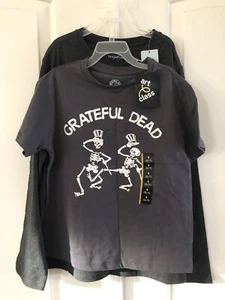Halloween Glow in the Dark Skeleton Size L & Grateful Dead Size S T Shirt NWT - Picture 1 of 7