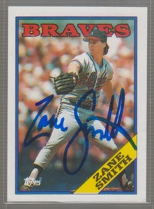 Autogramm 1988 Topps Zane Smith - Braves - Bild 1 von 1