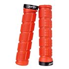 Enjoy a Firm and Comfortable Grip Durable Rubber Lock On Handlebar Grips 1 Pair