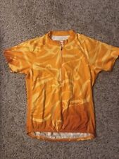 Cannondale Womens Cycling Jersey Size Small  Orange - Tiny Hole On Back See Pics
