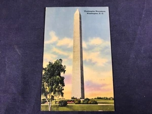 C4-22 VINTAGE POST CARD - 1942 - WASHINGTON MONUMENT WASHINGTON D.C. - Picture 1 of 4
