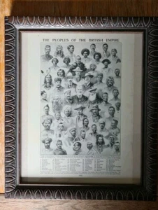 Print From 1930s Book. 'The Peoples of The British Empire' Freepost Mainland UK. - Picture 1 of 4