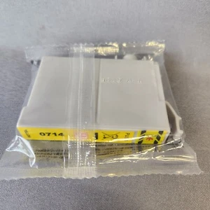 EPSON T0714 Yellow - PP Ink Cartridge - Compatible - New & Sealed - Free P&P VGC - Picture 1 of 4