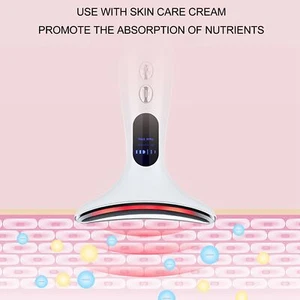 Face Neck Lifting Massager With Heating Function For Skin Tightening ERT - Picture 1 of 24