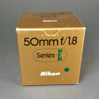 New In Box Vintage 50mm f/1.8 Series-E Nikon Camera Lens - Image 1 of 4