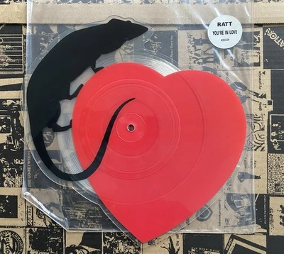 Ratt - You're in Love - 7" Shaped Picture Disc - 1985 Atlantic UK - Image 1 of 4
