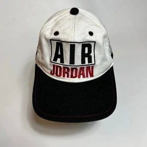Vintage Nike x Michael Jordan Legendary Snapback Cap Kappe weiß 90s - Afbeelding 1 van 7