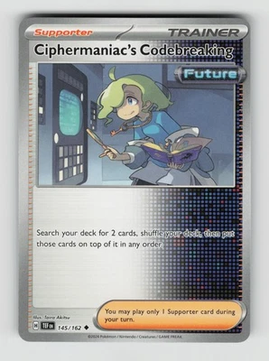 Ciphermaniac's Codebreaking -, TEF, SV05: Temporal Forces, 145/162, Uncommon, No - Image 1 of 2
