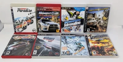 Lote de 8 juegos de carreras PlayStation 3 PS3 - ¡Burnout Paradise, Motorstorm, SSX, y más! Foto 1 de 4