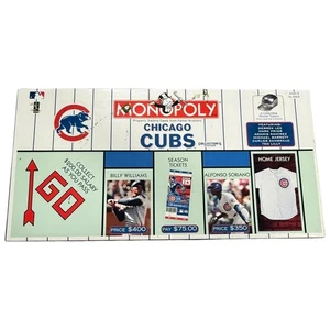 Chicago Cubs Monopoly Collectors Edition Parker Brothers Baseball Game Complete - Picture 1 of 9