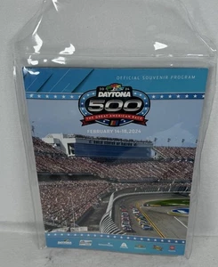 2024 Daytona 500 Official Souvenir Program NASCAR NEW IN PLASTIC POUCH - Picture 1 of 6