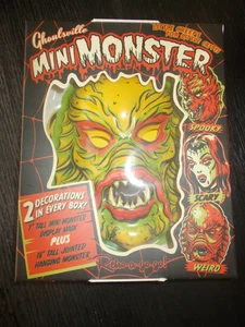 GHOULSVILLE MINI MONSTER (GILL CREEP) 7" TALL BOXED MASK BY RETRO-A-GO-GO 2021 - Picture 1 of 5