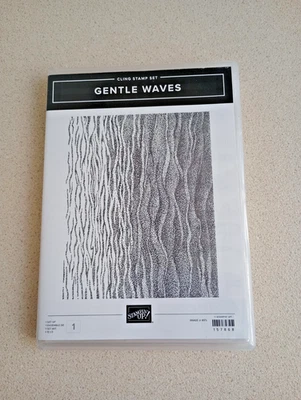 Stampin' up' Gentle Waves Cling Stamp set New - Image 1 of 3