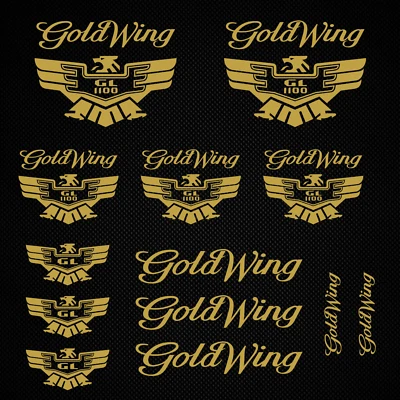 REDKATT Pegatina Honda Goldwing13x Repuesto GL 1100 Pegatina Moto Calcomanía Gold Wing