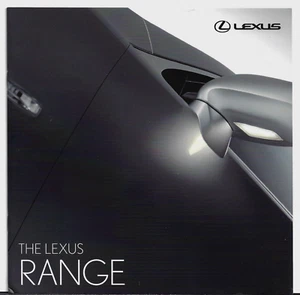 Lexus Range 2008-2009 UK Market Sales Brochure IS GS LS SC RX - Picture 1 of 5