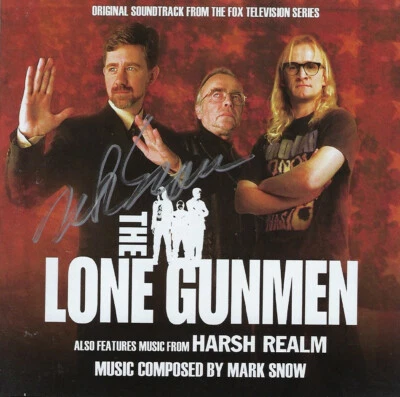 The Lone Gunmen (2001) & Harsh Realm (1999) Score CD / signed Composer Mark Snow - Bild 1 von 3