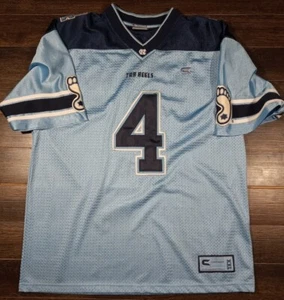 Vintage North Carolina Tar Heels Jersey #4 NCAA Football LG Colosseum Brand - Picture 1 of 3