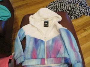 NWT Girls Light Aqua Nike Coat, Size 4 - Picture 1 of 2