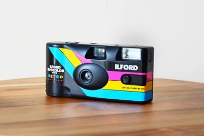 1 x Empty ILFORD Retro Edition Disposable Camera, No Film. - Image 1 of 2