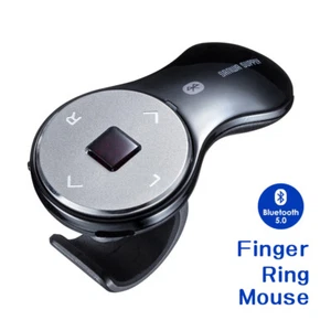 Mouse Bluetooth con anillo de dedo inalámbrico SANWA SUPPLY400-MAW156BK conferencia - Imagen 1 de 12