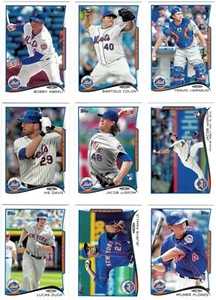 2014 TOPPS SERIES 1 & 2+UPDATE New York Mets Team Set w/SP (33 Cards) - NM/MT - Picture 1 of 2