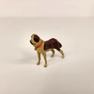 Vintage Britains Ltd Lead Saint Bernard Miniature Metal Dog Figurine 1930's - Picture 1 of 8