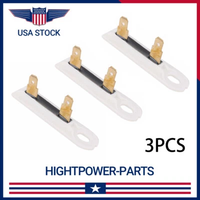 G4AP0500 TF 091C Dryer Thermal Fuse (3PCS) 3392519 FOR Whirlpool Kenmore Maytag