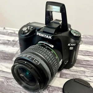Pentax K100D Digital SLR Camera w/ SMC PENTAX-DA 18-55mm F3.5-5.6 AL Lens! - Picture 1 of 22