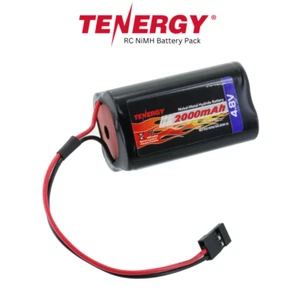 Receptor cuadrado Tenergy 4.8V 2000mAh NiMH batería RX para receptores/aviones de radiocontrol - Imagen 1 de 6