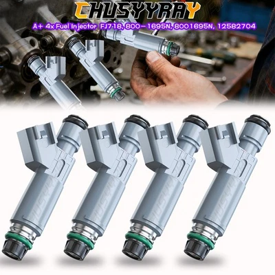 4 peças injetores de combustível para 2005-2008 Chevrolet Cobalt HHR Malibu Pontiac Solstice - Imagem 1 de 4